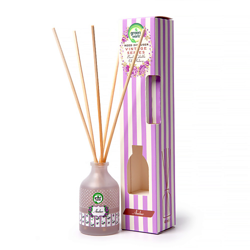 Аромадиффузор GREEN WORLD Ароматизатор декоративный (диффузор) Amber